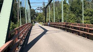 Streaming the Rockafellows Mill Road Iron Bridge from Flemington, New Jersey Sept. 3, 2023