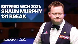 Murphy's 131 break against Davis | Snooker World Championship Sheffield 2021 | Eurosport