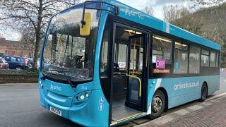 Riding Arriva Midlands Telford Alexander Dennis Enviro 200 2141 From Iron Bridge To Shrewsbury