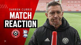 Darren Currie | Match Reaction Interview | Sheffield United 0-2 Birmingham City