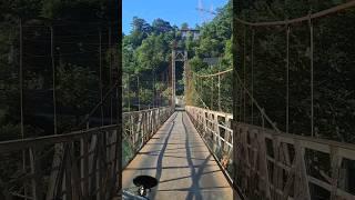 Опасный железный мост в Аджарии. Dangerous iron bridge in Adjaria #shortvideo #travel #shorts