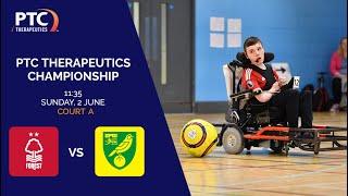 Nottingham Forest PFC vs Norwich City - PTC Therapeutics Championship Court A