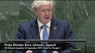 A Chat With Steve at Sheffield Peace Gardens  & Food for Thought by UK Prime Minister Boris Johnson!