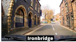 Driving in Ironbridge England