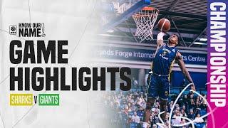 B. Braun Sheffield Sharks vs. Manchester Giants - Game Highlights