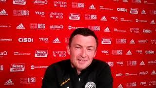 Paul Heckingbottom - Leeds v Sheffield United - Pre-Match Press Conference