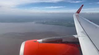 Easyjet A320 Landing on Runway 09 at Bristol Airport May 2024