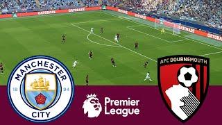 Manchester City vs Bournemouth  - Video Game Simulation PES 2021