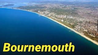 Bournemouth Dorset Walk to the Beach Surfers Ocean Relaxing Music Борнмут Англия