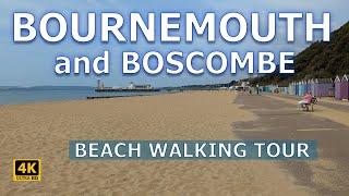 BOURNEMOUTH | BOSCOMBE | 4K | Dorset, England | Beaches