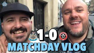 MATCHDAY VLOG | Newcastle 1-0 Sheffield United | Fans Back At St James’ Park