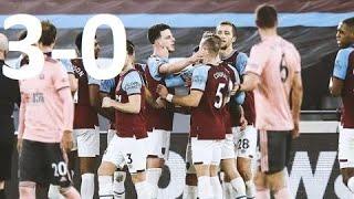 West Ham United vs Sheffield United 3-0 Premier League ● 15/02/2021 HD