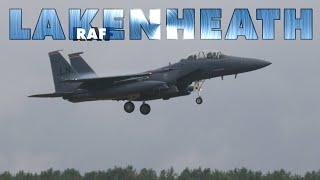 Live Action from RAF Lakenheath - USAF F15s, F35s and fingers Crossed C5 departing