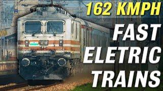 High Speed Evening Trains near Agra | Fast Trains thundering over iron bridge | Indian Railways