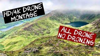 HD/4K MOUNTAIN DRONE MONTAGE / My Favourite Wild Camp Drone Footage