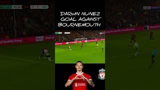 DARWIN NUNEZ GOAL against Bournemouth in EFL CUP 2023 Nunez Nunez #darwinnúñez #football #liverpool