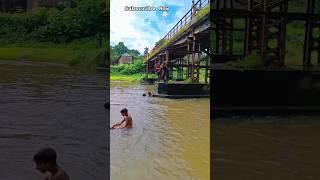 Incredible jump from under the iron bridge ???? #shorts #jump #trending #viral #viralvideo #ytshorts