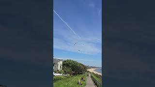 # Gliding over the beach ⛱️ Bournemouth #