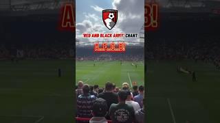 ‘RED AND BLACK ARMY’ CHANT by Bournemouth fans @ Anfield