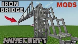 I Build iron bridge in Minecraft creative Mode 2023 using mode