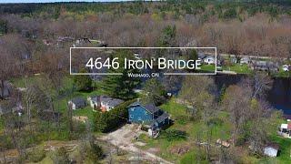 4646 Iron Bridge Lane in Washago, Severn Bridge! Stunning 4 Season Cottage fronting on Trent Canal!