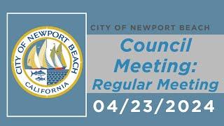 City of Newport Beach  Special Planning  Commission Meeting June 5, 2024