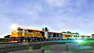 Diesel Trains Thundering Over Iron Bridge !! Indian Railways Msts Open Rails