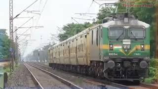 Dangerous 130 & 110 Kmph Trains over Rusty Iron Bridge | Duronto Humsafar Dhauli & other Trains