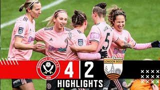 Sheffield United 4-2 London Bees | FA Women's Championship Highlights | Sweetman Kirk & Hartley goal