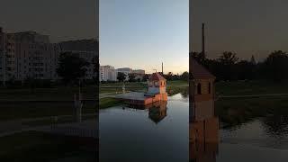 Wroclaw Poland Odra River Sunset Nice Cozy Still Open Water Polska Wroclawia WRO PLN Iron Bridge