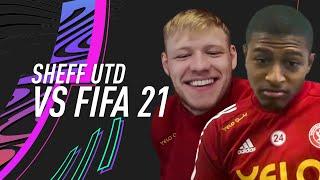 Who is the SLOWEST player at Sheffield United? | Rhian Brewster & Aaron Ramsdale vs FIFA 21