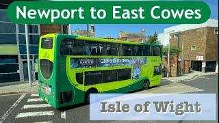 Newport to East Cowes Isle of Wight Bus Journey