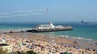 Bournemouth beach England ???????? Як рӯзи истироҳати дар соҳили Борнмут Великобритания ????????