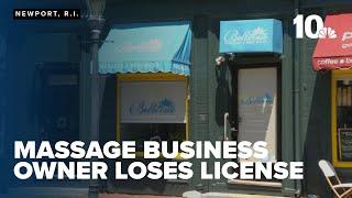 Massage business owner license suspended after workers charged with sexual assault