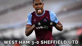 West Ham 3-0 Sheffield Utd | Highlights In Words | LIVE | Premier League