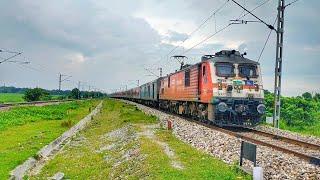 Dangerous Speedy Dibrugarh - New Delhi Rajdhani Express slams Iron Bridge at full speed || NFR