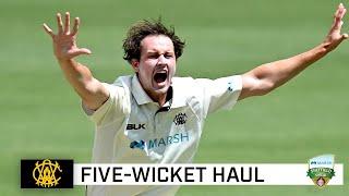 Paris completes perfect match with five wickets | Marsh Sheffield Shield 2020-21