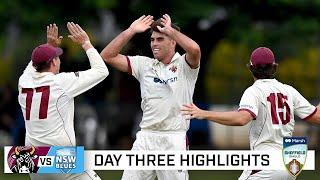 Queensland tighten grip on Shield decider | Marsh Sheffield Shield 2020-21