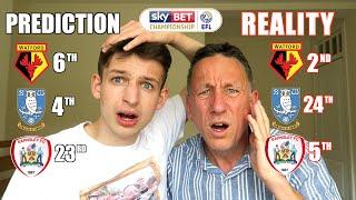 REACTING TO OUR CHAMPIONSHIP PREDICTIONS *GONE WRONG*