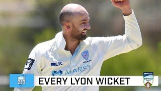 Every Nathan Lyon wicket from the 2020-21 Marsh Sheffield Shield