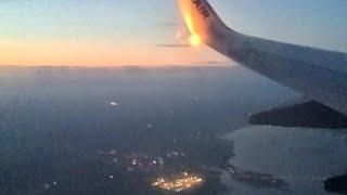 Ryanair Night Flight Landing in Bristol Airport from Dublin Ireland 30/5/24 #planespotting #travel