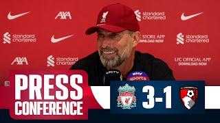 Klopp on Mac Allister's Red-Card | Liverpool 3-1 Bournemouth | LFC Post-Match Press Conference