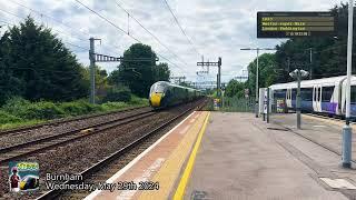 Trains at Burnham 290524 Part 1 4K