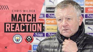 Chris Wilder | Match Reaction Interview | Manchester City 1-0 Sheffield United