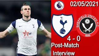 Gareth Bale Post Match Interview : Tottenham 4 vs 0  Sheffield United 02/05/2021